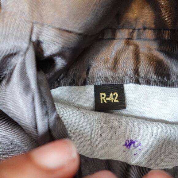 Gianfranco Ruffini Mens 42R Blazer Sports Coat Camel Hair Black Single Breasted - Picture 12 of 16